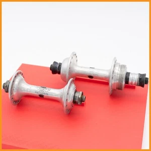 CAMPAGNOLO NUOVO SUPER RECORD 32 HOLES HUBS VINTAGE 70s 80s ROAD BIKE BICYCLE - Picture 1 of 5