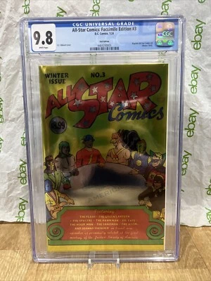 All Star Comics FOIL Facsimile #3 CGC 9.8 1st App JSA Justice Society DC Comics - Image 1 of 3