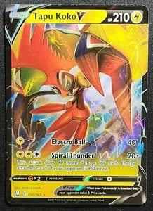 Tapu koko V 050/163 2021 Battle Styles Ultra Rare Pokemon Card - Picture 1 of 2
