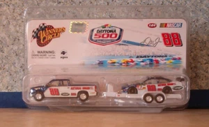 Dale Earnhardt Jr. #88 National Guard Pickup Truck + Car + Trailer 1:64 scale - Picture 1 of 4