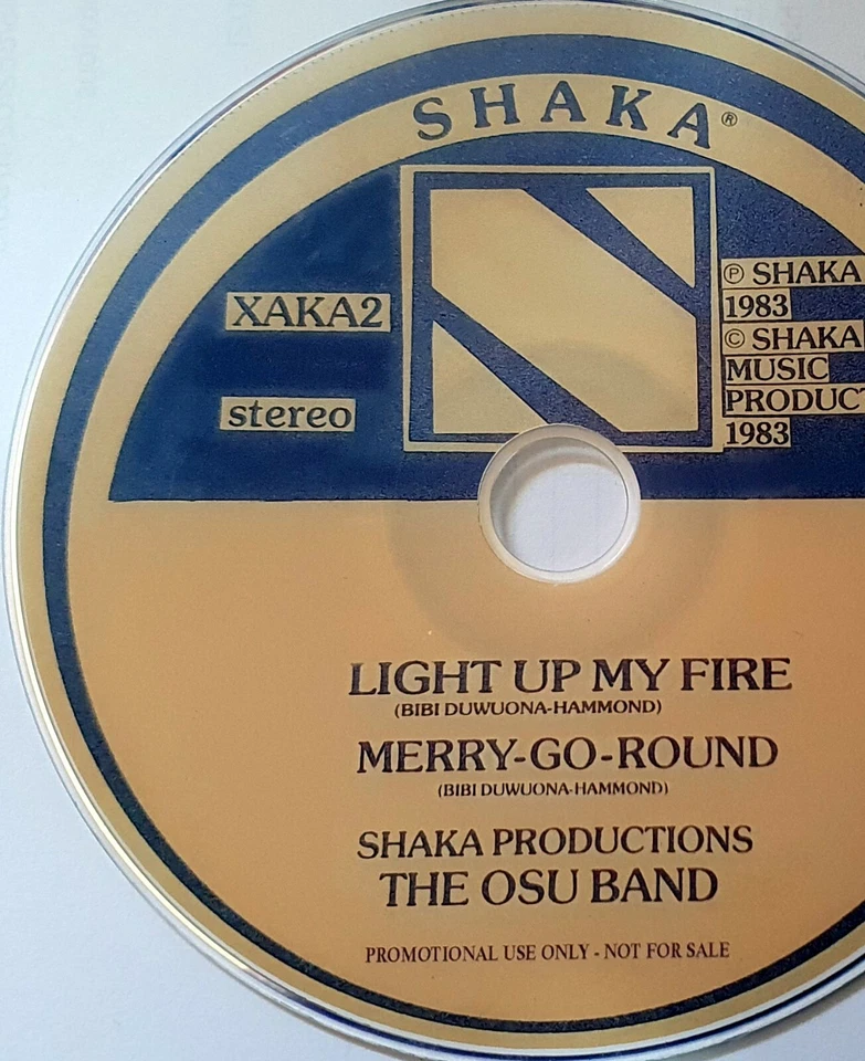 OSU BAND  "LIGHT UP MY FIRE / MERRY-GO-ROUND" 1983  RARE SOUL/FUNK PROMO CD - Изображение 1 из 1