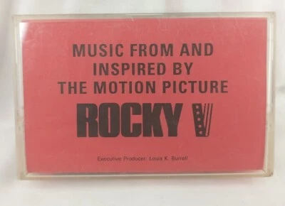 MUSIC FROM & INSPIRED BY THE MOTION PICTURE ROCKY V CASSETTE PROMO RARE! - Image 1 of 4