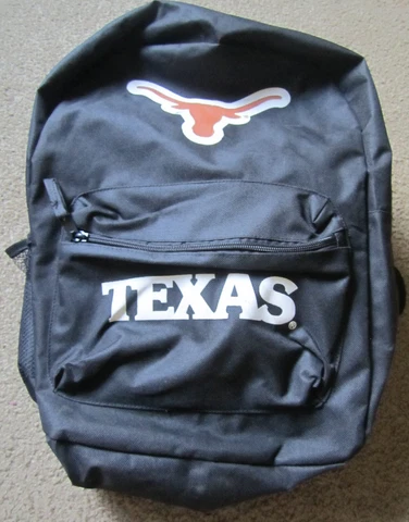 Texas Longhorns UT Zippered Backpack FREE SHIPPING Austin Cover