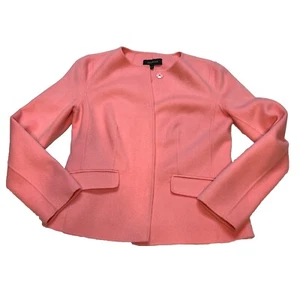 Talbots Women's Pink Wool Nylon Career Coat Size Small EUC - Picture 1 of 9