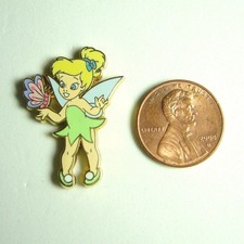 Disney Parks Pin Toddler Tinker Bell with Butterfly Mini Pin