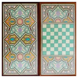 Backgammon Nardi Spiel Нарды Orientalisch aus Holz, 500x500 mm - Bild 1 von 2