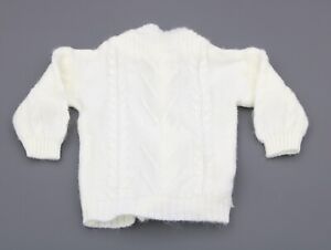 Pull blanc de l'année 2022 Corinne pour vêtements poupée fille américaine
