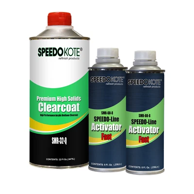 Premium High Solids Clear Coat, 48 ounces when mixed 2:1, Fast Kit SMR-32/60-Q - Image 1 of 3