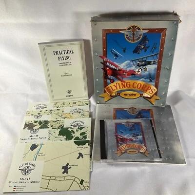 USED FLYING CORPS BY EMPIRE WINDOWS 95 AND DOS VERSIONS GAME BOXED WITH MANUAL - Image 1 of 4
