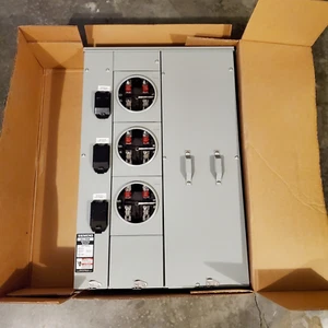 Siemens WEP3311 Uni-Pak Metering System 300A 3-Gang 125A, New! - Picture 1 of 6