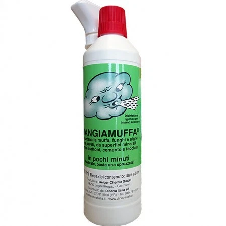 Antimuffa mangiamuffa Dinova Geiger spray antialghe muffa disinfettante 500ML