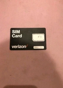 NEW VERIZON 3x SIM CARD 4G LTE,5G FITS ALL PHONES TRIPLE CUT PRE/POSTED PLAN - Picture 1 of 1
