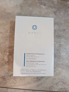 Monat Double Action Hydrating Serum Leave In Treatment - 3 Vials - NEW - Picture 1 of 5