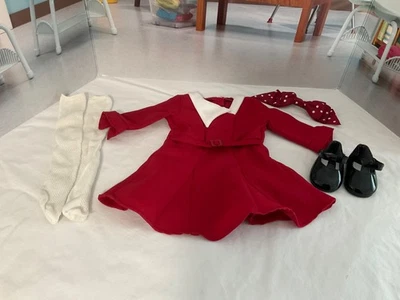 Kit de muñeca American Girl vestido histórico de vacaciones conjunto increíble retirado Foto 1 de 4