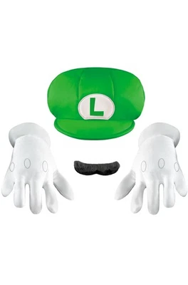 Nuevo kit de accesorios para niños Super Mario Brothers Luigi Foto 1 de 2
