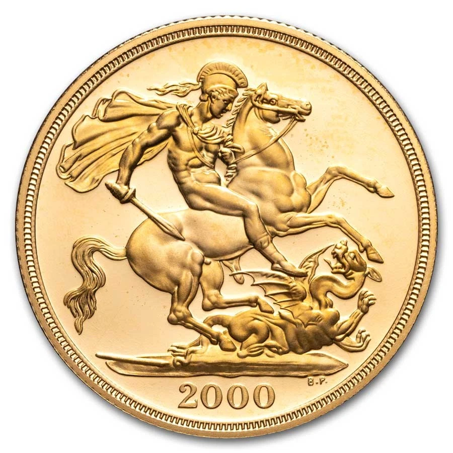 2000 Great Britain Gold £2 Double Sovereign Elizabeth II Proof - Image 1 of 2