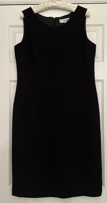 Jones Studio Separates Womens 12 Classic Black Sleeveless Career Cocktail Dress - Image 1 of 4