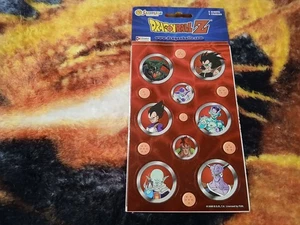 VTG Sandy Lion Stickers NIP Dragonball Z Cartoon 2 Sheets Vegeta Cell Acid free - Picture 1 of 2