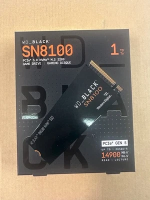 WD_BLACK 1TB SN8100 NVMe SSD Internal Solid State Drive - Gen 5 PCIe 5.0x4, M.2 - Image 1 of 4