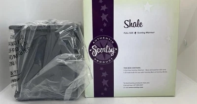 Scentsy Warmer Shale Full Size Rock Light Up New In Box 2010 Retired - Image 1 of 4