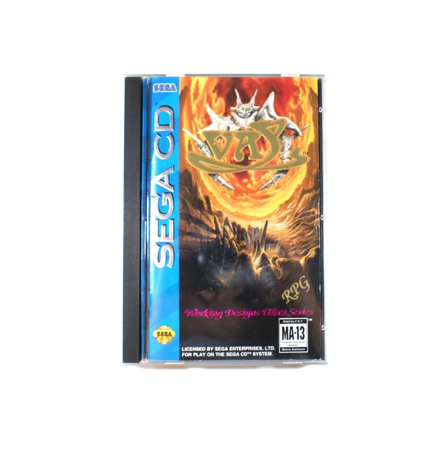 Vay Sega CD CIB Great Condition! - Image 1 of 4