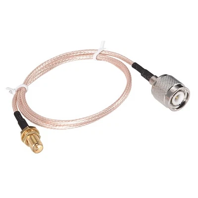 RP SMA Female to TNC Male Brass with 19.6" RG316 RF Coaxial Coax Adapter 1pcs - Image 1 of 3