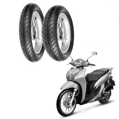 COPPIA PNEUMATICI VEERUBBER VRM224 110-80/16 55T 140-70/16 65S SCARABEO 500 - Immagine 1 di 4