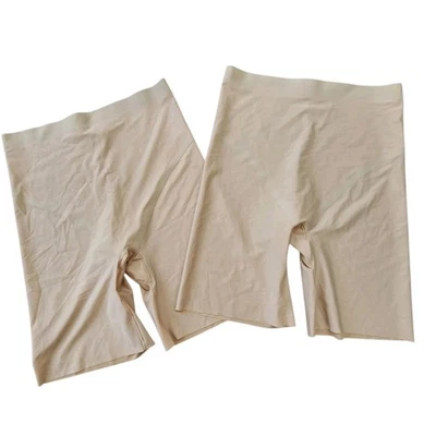 2 PARES PANTALONES CORTOS DE USO EN FORMA DE WACOAL CONTROL FIRME PIERNA LARGA TONO PIEL BRONCEADO TALLA M Foto 1 de 4