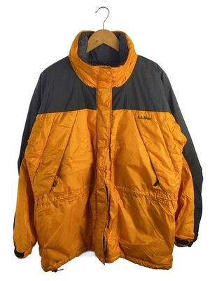 Chaqueta L.l.Bean Down L Nylon ORN Lisa P090 Usada Foto 1 de 4