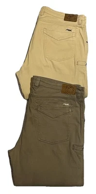 Lote de 2 caquis de montaña Camber 105. Pantalones de exterior de 5 bolsillos 44x36 caqui y gris Foto 1 de 4