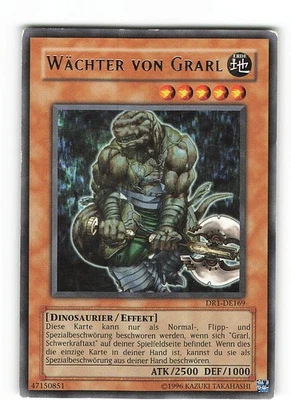 Yugioh WÄCHTER VON GRARL , dr1-de169 Rare deutsch Excellent  - Bild 1 von 2