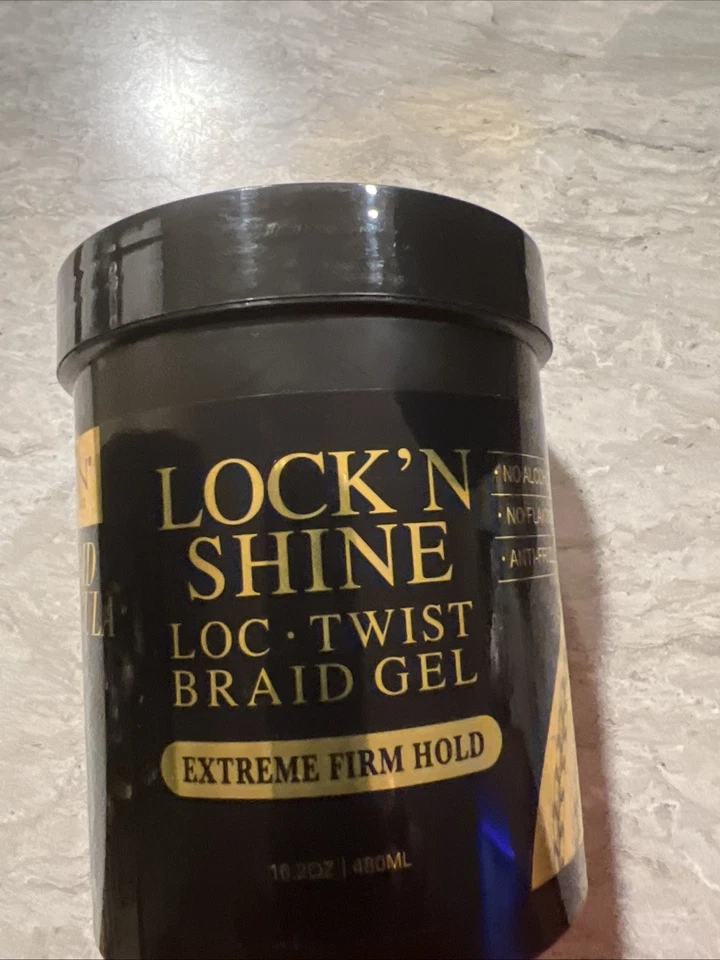 EBIN LOCK'N SHINE LOC TWIST BRAID GEL EXTREME FIRM HOLD 16.2 OZ