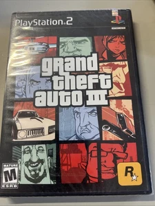 Grand Theft Auto III (Sony PlayStation 2, 2003) Black Label First Print Neu - Bild 1 von 6