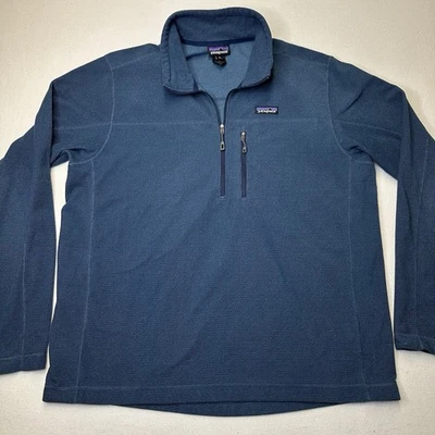 Chaqueta polar Patagonia Oakes azul pizarra talla XL cremallera completa bolsillos de poliéster Foto 1 de 4