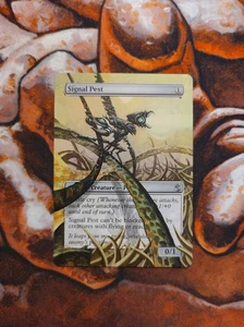 Magic the Gathering Signal Pest #2 Hand Painted Unique Custom MTG Alter - Picture 1 of 1