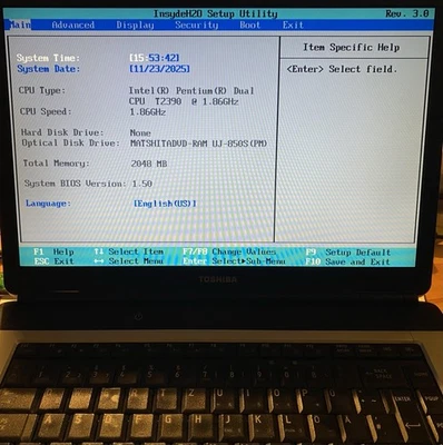 Toshiba Satellite L300-12P , 15,4 Zoll , 2 Gb-Ram , 160 Gb-HDD , Windows 7 Pro - Bild 1 von 4