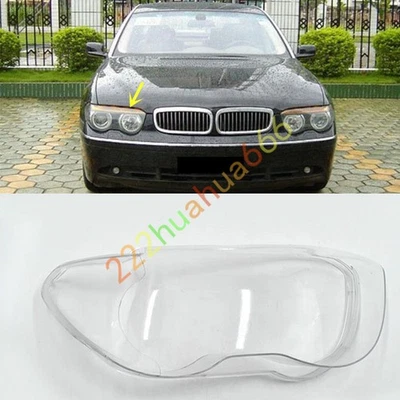 Right Front Headlight Lens Clear Shell + Sealant For BMW 7-Series E65 1999-2004 Foto 1 de 4