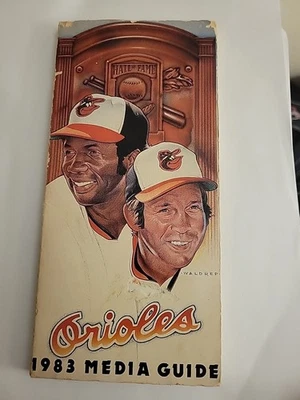 1983 BALTIMORE ORIOLES MEDIA GUIDE Yearbook WORLD SERIES CHAMPIONS!  Program  AD - Image 1 of 3