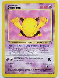 Drowzee 73/110 NM - Legendary Collection Pokemon Card - Kagemaru Himeno Art - Picture 1 of 3