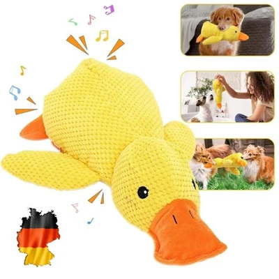 Antistress Duck Hundespielzeug Anti Stress Ente Für Hunde Plüsch Kauspielzeug DE - Bild 1 von 4