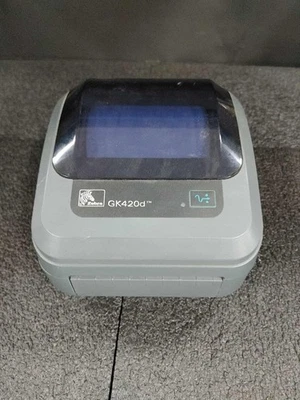 Zebra GK42-202510-000 GK420d Ethernet USB Thermal Label Printer No Power Supply - Image 1 of 4