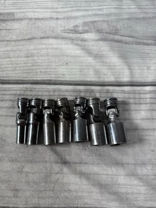 Snap On Tools Deep Swivel 3/8" DR Universal Socket Set SAE Wobble 6PT - Picture 1 of 14