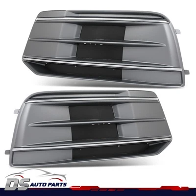 Fit For 2018-2022 Audi Q5 2PCS Front Bumper Cover Grille Bezel Insert 80A807246 - Изображение 1 из 4