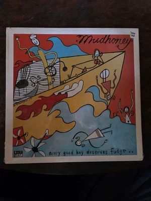 Mudhoney Every Good Boy Deserves Fudge 1st US Pressing 1991 Colored Vinyl SEALED - Image 1 of 3