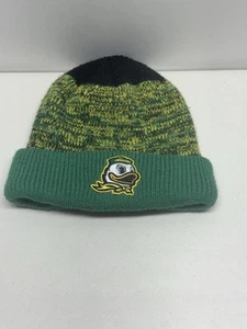 Men's Top of the World Green Oregon Ducks Dash Cuffed Knit Bennie  - Picture 1 of 5