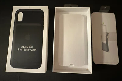Apple Smart аккумулятор чехол для iPhone XS ~ черный ~ коробка только!!! ПУСТАЯ КОРОБКА!! - Изображение 1 из 4