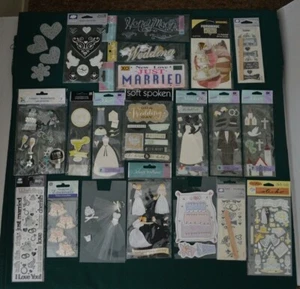 #1 ~ Wedding Embellishment, 3D Dimensional Stickers Jollee's, Cloud 9, Plus More - Picture 1 of 24