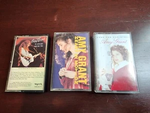 Amy Grant 3 Cassette Lot In Concert Volume Two Heart in Motion Christmas - Picture 1 of 8