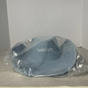 New Beyoncé Cowboy Carter Act ii Denim Blue Cowboy Hat In Hand - Free Shipping - Picture 1 of 6