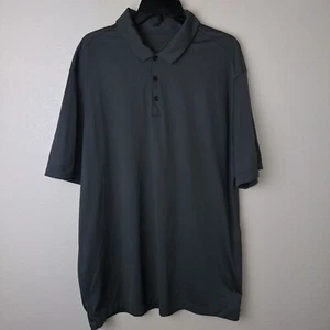 Nike Golf Standard Fit Dri-Fit Polo Golf  Shirt Size XL Mens Gray Solid - Picture 1 of 7